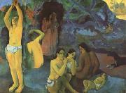 Paul Gauguin Where do we come form (mk07) oil painting reproduction